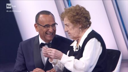 Carlo Conti e Gianna Frattesi