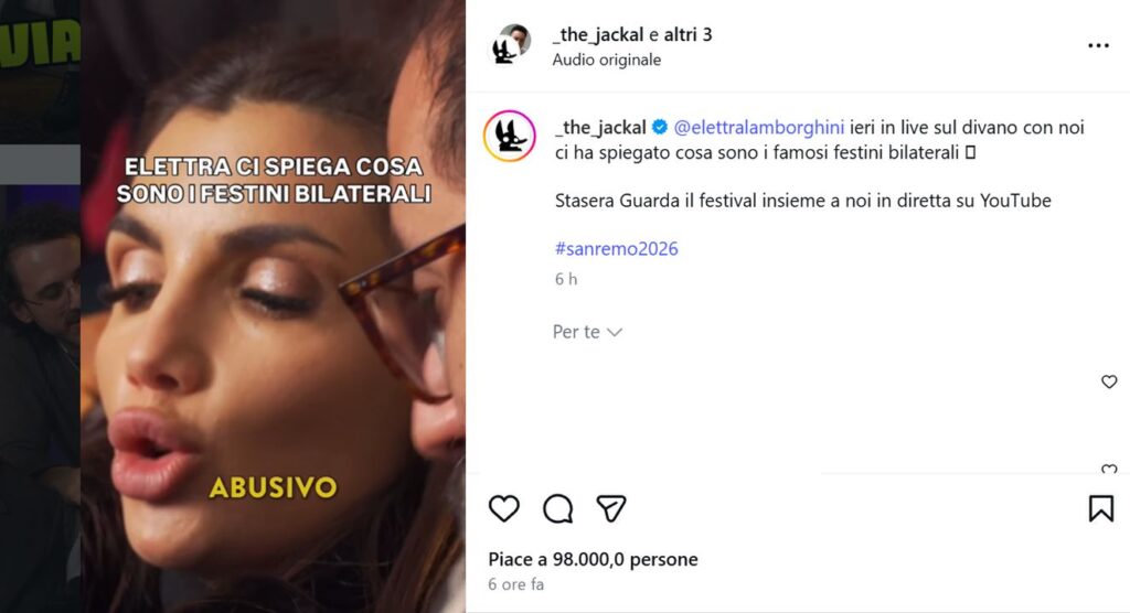 Alla fine abbiamo capito cosa sono i festini bilaterali di Elettra Lamborghini? Lo ha spiegato la diretta interessata Elettra Lamborghini spiega i festini bilaterali