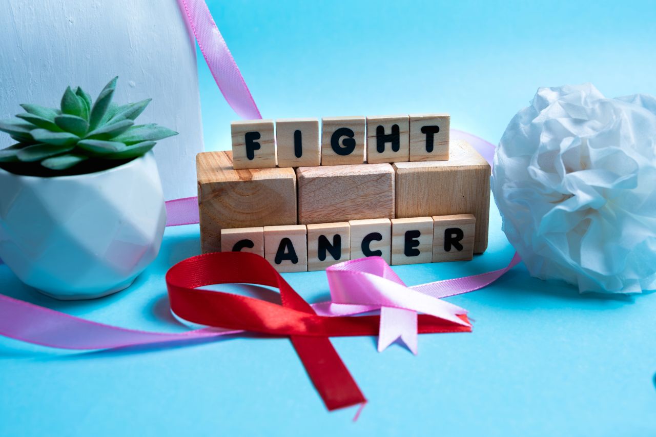 Scritta per il World Cancer Day