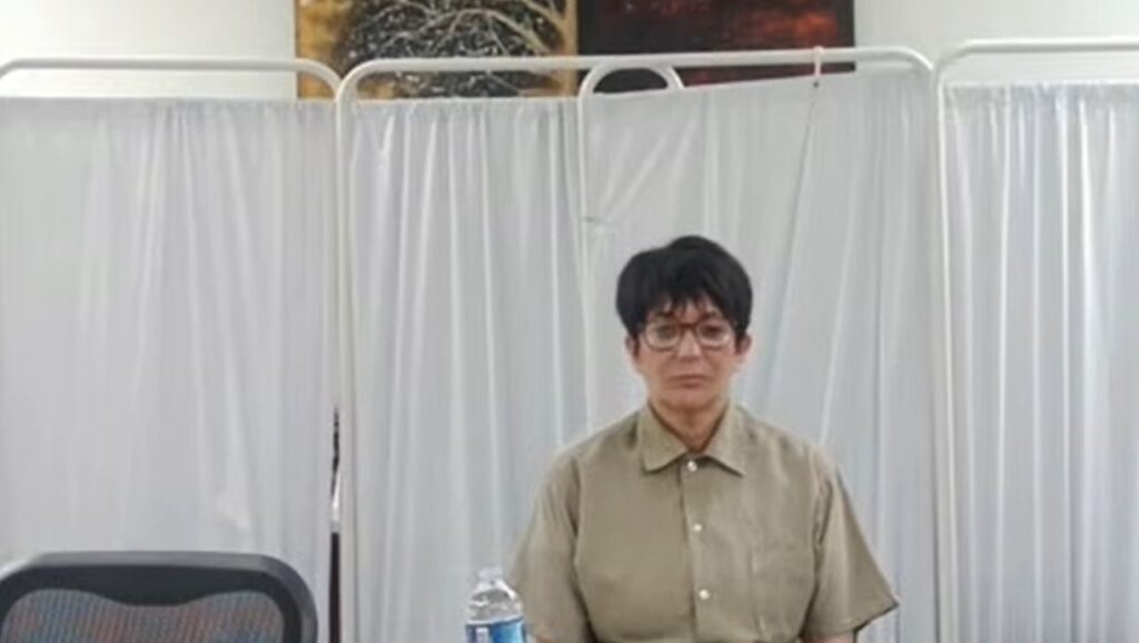 Ghislaine Maxwell nella sua deposizione