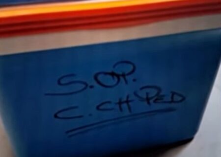 Il frigo usato per trasportare il cuore destinato al piccolo domenico