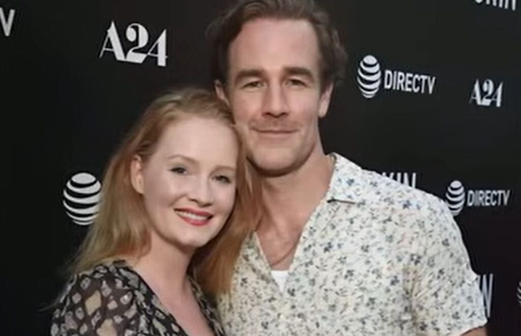 James Van Der Beek e la moglie