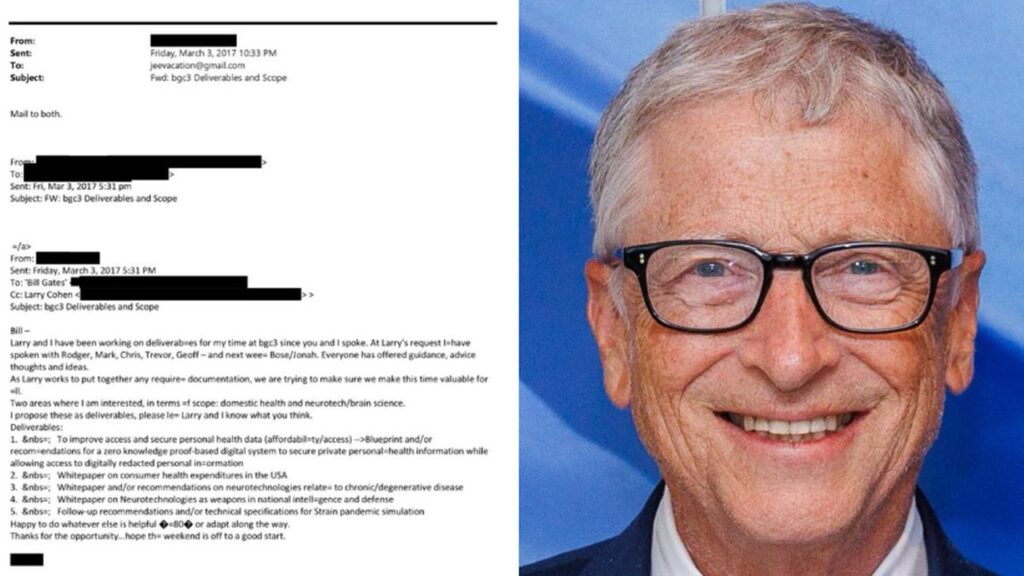 Gates ed Epstein hanno simulato una pandemia nel 2017? Il social-dramma è virale (e Heather Parisi dice la sua) a mail incriminata e il volto di Bill Gates