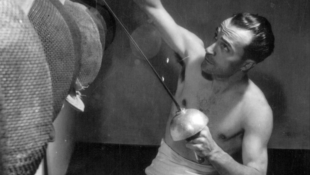 Lo schermidore Edoardo Mangiarotti