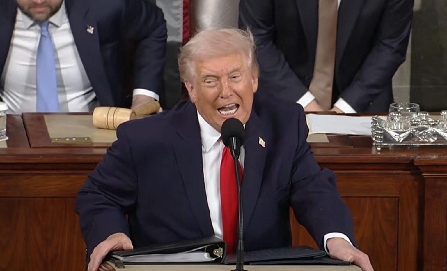 Trump al Discorso sullo Stato dell'Unione 2026