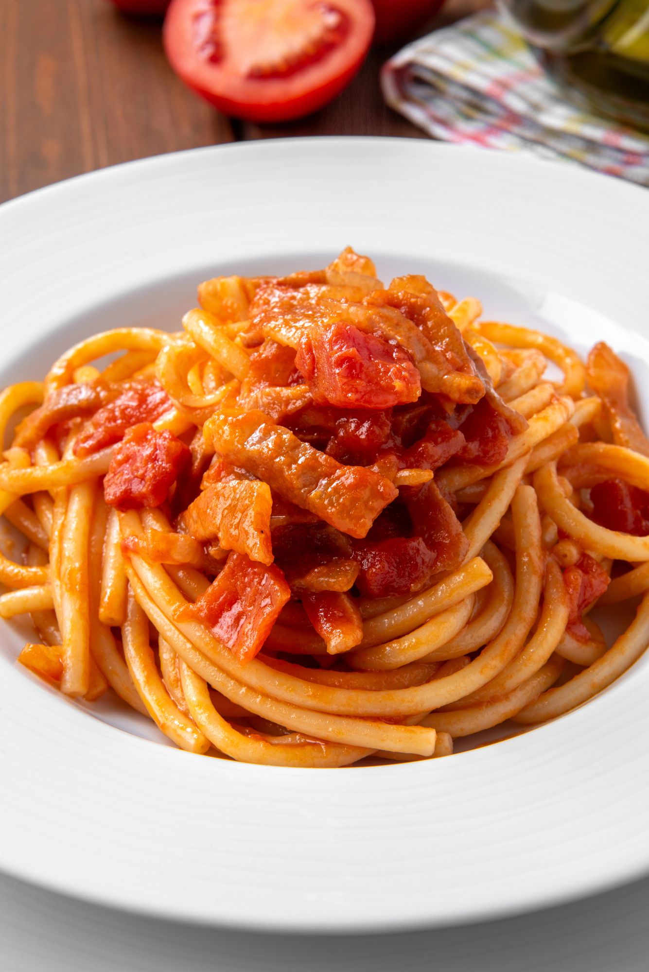 la pasta all'Amatriciana