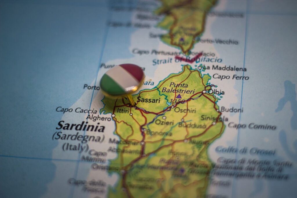 mappa Sardegna