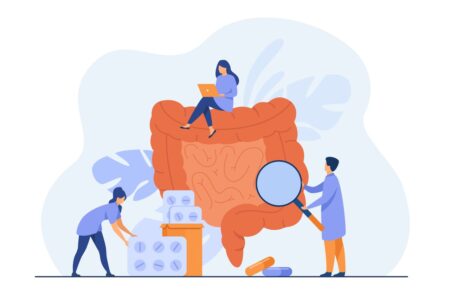 rappresentazione grafica di un intestino