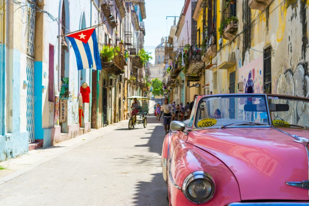 una strada di Cuba