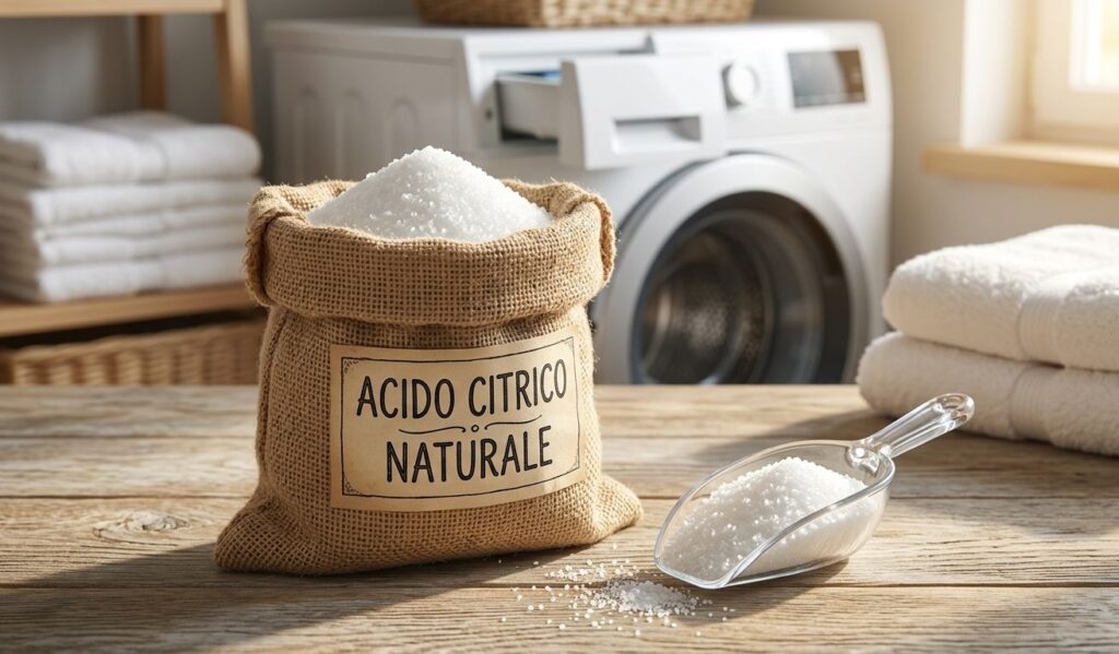 Acido citrico in sacchetto