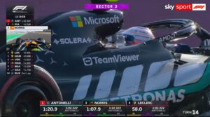 F1, l’Italia sogna con Kimi Antonelli: pole storica in Cina, è il più giovane di sempre Antonelli alla guida