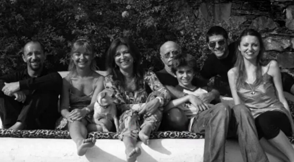 Gino Paoli e parte della sua famiglia