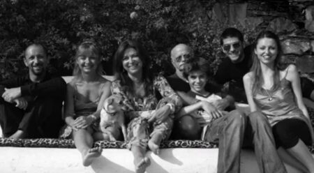 Gino Paoli e parte della sua famiglia