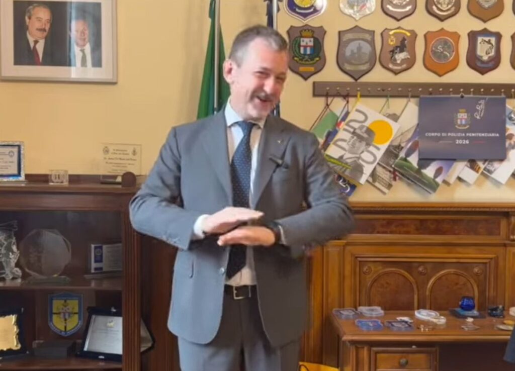 Il sottosegretario Andrea Delmastro