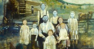 Non erano alieni, ma una famiglia del Kentucky: la storia vera delle persone dalla pelle blu La famiglia Fugate in un quadro