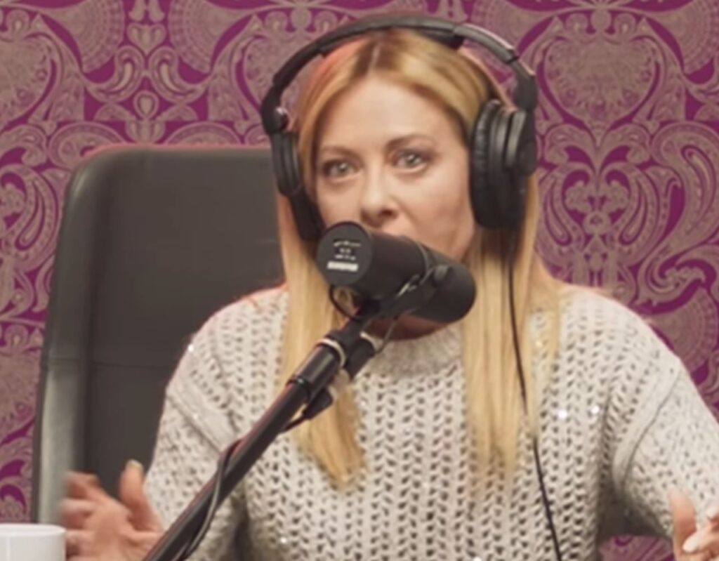 Meloni a Pulp Podcast