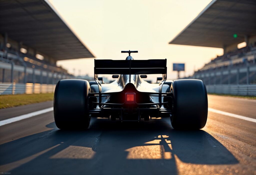 Monoposto in pista