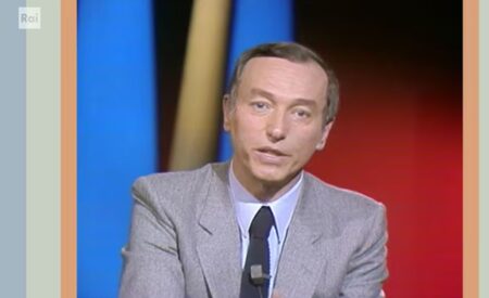 Piero Angela nella prima puntata di Quark