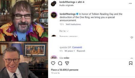 Torna Il signore degli anelli, ma non è quello che pensate: Stephen Colbert prepara una storia nuova di zecca Stephen Colbert e Peter Jackson