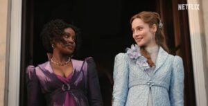 Una scena del teaser di Bridgerton 5