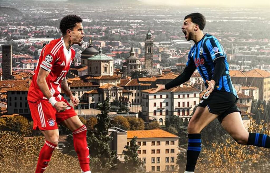 foto celebrativa di Atalanta-Bayern Monaco