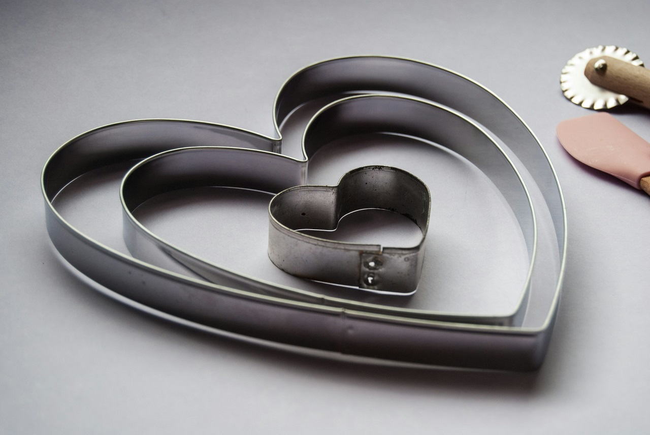 Stampi da forno a forma di cuore