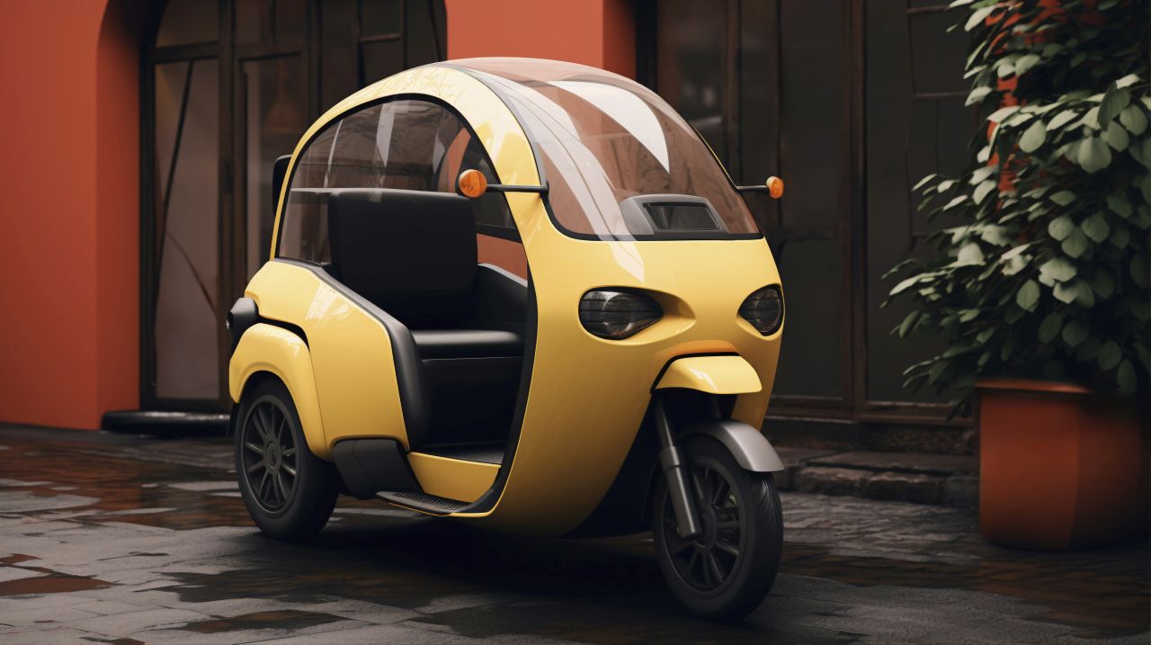 mini veicolo a 3 ruote