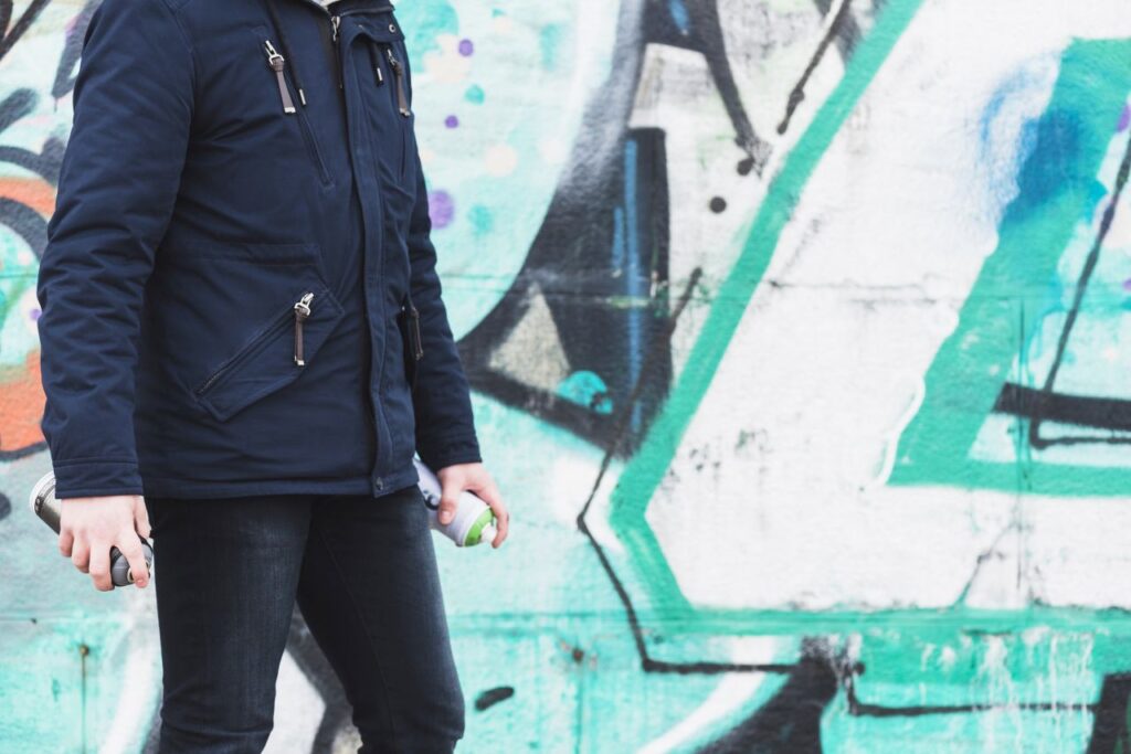 street artist con bombolette