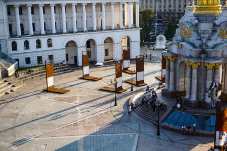 uno scorcio di piazza Maidan