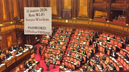 La password incriminata del Senato