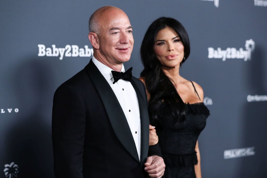 Lauren Sánchez e Jeff Bezos