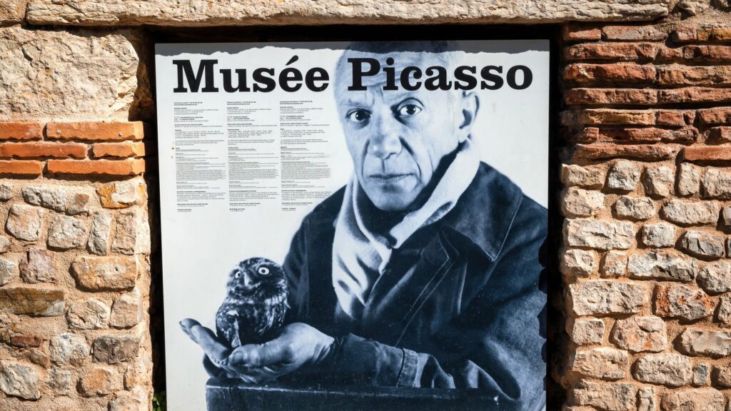 Picasso sul manifesto del musep a lui dedicato