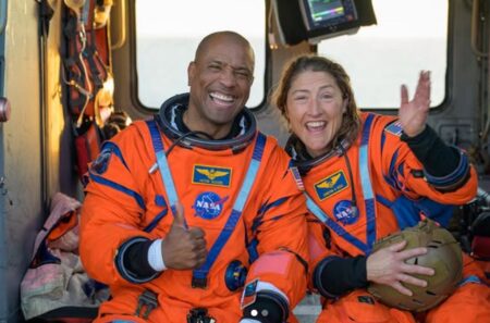 Viktor Glover e Christina Koch