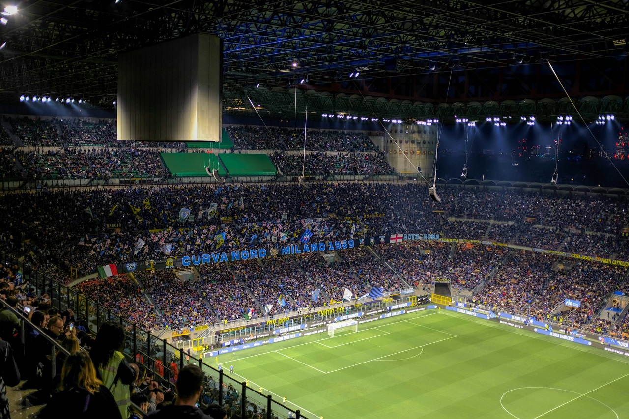 Lo stadio di San Siro a Milano